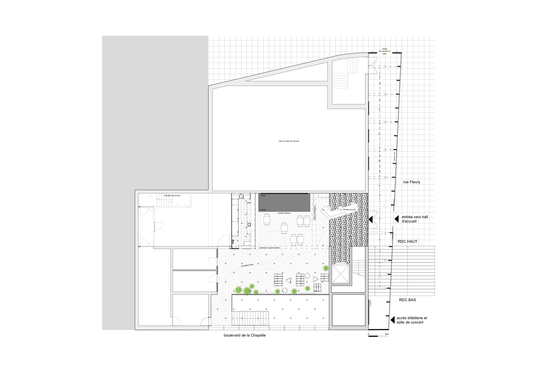 Plan du rez-de-chaussée